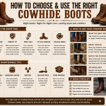 cowhide boots