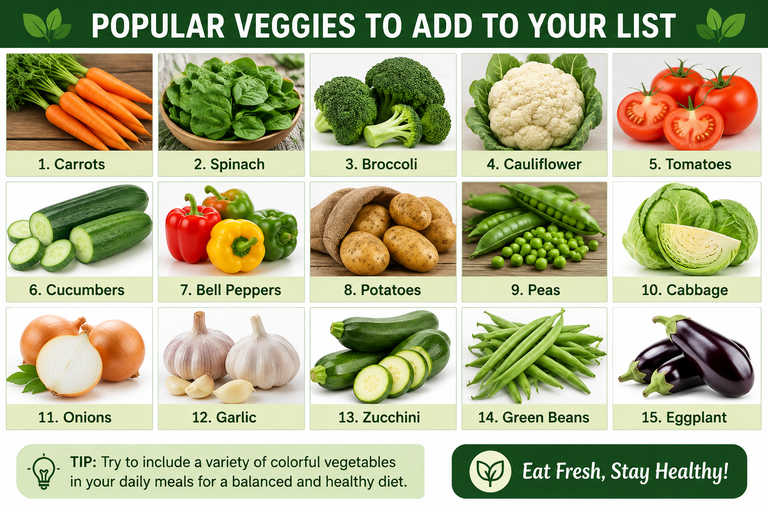 veggie list