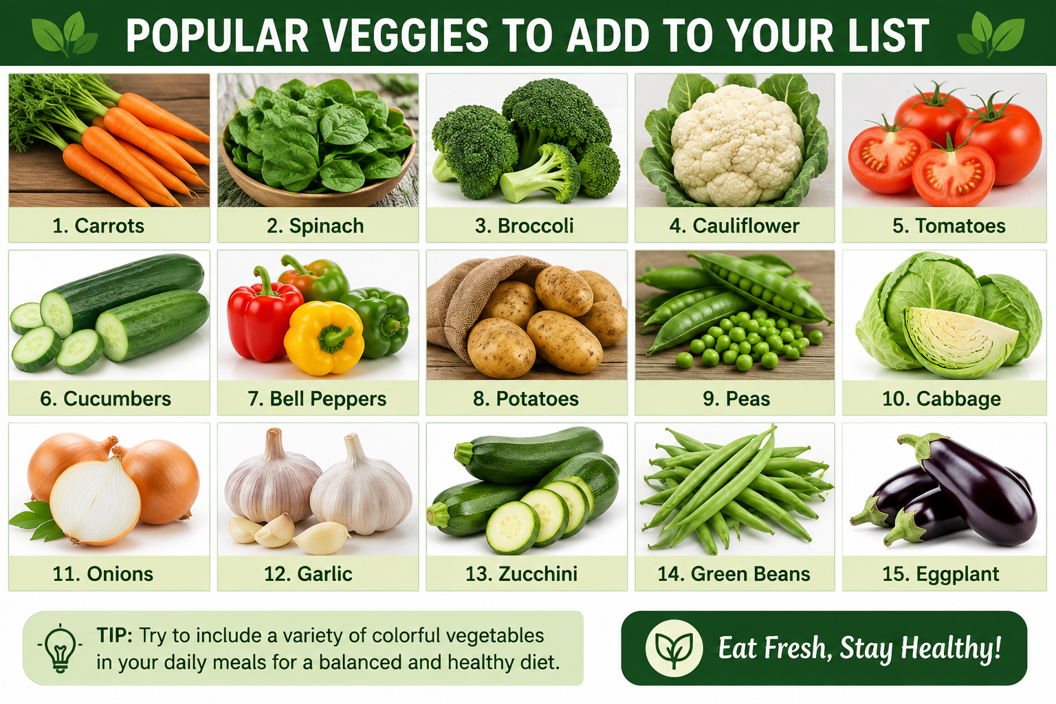 veggie list